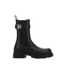 22FW GIVENCHY 블랙 레더 TERRA 앵클 부츠 BH603KH1BU 001