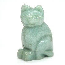조각상 인테리어 소품샵 1.5 quot고양이 코끼리 거북이 토끼 올빼미 개구리 물고기 곰 개 말 늑대 뱀 동상 자연 치유 크리스탈 동물 돌 조각, [01] 1PC, [01] BL Black Obsidian