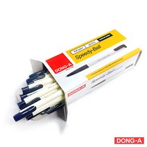 동아 스피디볼 0.7mm 유성볼펜 부드러운필기감, 38/Blue(24p)