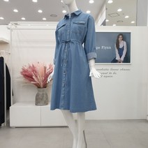 [페이지플린] 카라 데님 원피스(F2AOP006A)