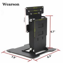 모니터홀더 모니터암 Wearson 터치 LCD 모니터 및 올인원 PC 스탠드 올 메탈 홀더 VESA 홀 75x75mm 100x100mm 견고함