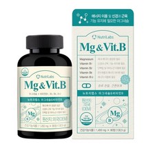 뉴트리랩스 마그네슘 & 비타민B 마그네슘추천 마그네슘영양제 수산화마그네슘