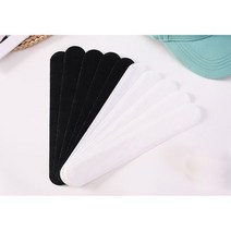 모자오염방지 스티커 패드 땀흡수 화장품 변색예방, 블랙, 20매