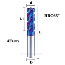목공기계 나무컷팅기 목공각도절단기 철근절곡기 판금절단기 초음파컷팅기 합판 판넬 철근 철판 카바이드 반경 엔드 커터 밀 알루미늄 Cnc 밀링 커터 금속 텅스텐 스틸 CNC 가공 엔, 27.d3x4Dx8x50L - 4FHRC65
