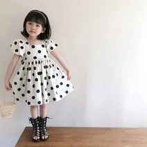 PigPug 여자 아이 반팔 포인트 여름 22