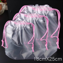 오너클랜 PE 복주머니 투명 18cmX25cm 100장, 단일