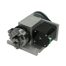 CNC 4 축 척 50mm 3-jaw 심 압대 센터 높이 44mm 로터리 키트 3020 3040 6040 밀링 조각 기계, [01] Only tailstock