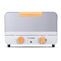 다용도 미니 12L 스몰 오븐 레트로 오븐 모닝 오븐 토스트 독립 온도 조절 시간 제어, 흰색