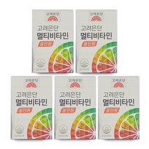 고려은단 멀티비타민 올인원 1 560mg X 60정, 5개, 5개