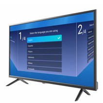 smart tv Android T2S2 tv32 ot 98 inch television 4k LCD TV Set 4K LED HD WIFI, 01 Black