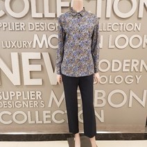 BCBG NC13 카일 플라워 프린트 블라우스 B2C8B430