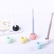 파스텔컬러 도자기 칫솔꽂이 볼펜꽂이 칫솔걸이 칫솔거치대, 핑크