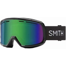 Smith Optics Range 유니 스노우 겨울 고글 - 블랙 RC36 원 사이즈, Black / Green Sol-x Mirror