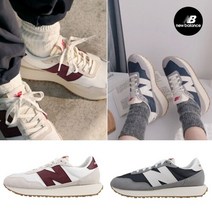 뉴발란스 뉴발란스 237 그레이/씨솔트 버건디 남자 여성 스니커즈 운동화 2종 택일