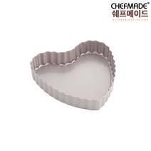 쉐프메이드 미니 하트타르트팬 파이팬 (분리형 10.5 x 10cm)