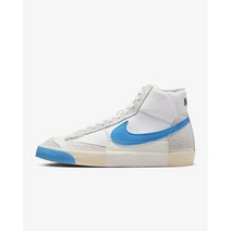 국내매장용 나이키 블레이저 미드 프로 클럽 남성 신발 화이트 블루 DQ7673-102 NIKE BLAZER MID PRO CLUB WHITE