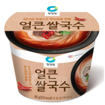 청정원 멸치얼큰 해물 컵쌀국수 92gx12개 쌀국수 컵라면 컵누들, 종가집 청정원 얼큰 컵쌀국수 92g x 12개, 12개, 92g