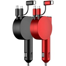 고속충전 차량용충전기 QC4.0+PD지원 3대 동시충전 가능 60W까지 출력 12/24V, Black