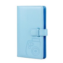 후지 필름 FUJIFILM 카메라 3인치 96 포켓 사진 필름 앨범 스토리지 북 FujiFilm Instax Mini 11 8 9 7s 50, 10 Sky Blue