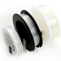 가배리본 우레탄줄 비즈공예 끈 악세사리 부자재 원석팔찌 팔찌끈 고무줄