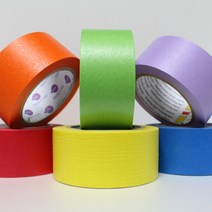 유로셀 마스킹테이프 - 30mm x 40M / 종이테이프/제본/프라모델/ 모자이크/미술재료, 63B 블랙: 30mm X40M