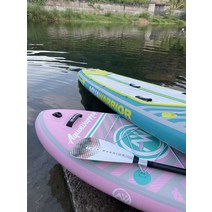 스탠드업 패들 보드 sup 초보 서핑보드 공기주입식 서핑 SUP 입문용 보트, 화이트 엔트리 하프 카본 패들