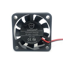 커스텀수냉 pc 쿨러 게이밍 12V 24V 40mm 40 cm 40x40x10mm 3D 프린터 그래픽 카드 냉각 팬 2 개/몫 유체, 02 24V_04 TWO BALL Bearing 2p