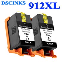 2BK 3BK 용 hp 912xl 912 카트리지 OfficeJet 8010 8012 8013 8014 8015 8017 8018 8020 8022 8023 8024 8025 80, 한개옵션1, [01] Black 2PC