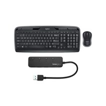 Logitech MK320 무선 키보드 마우스녹스 3.04 포트 USB 허브 포함