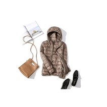 오리털 경량 패딩 가을 여성 코트 자켓 겨울 다운 화이트