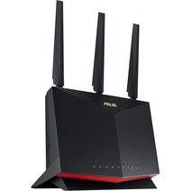 ASUS RT-AX86U Pro (AX5700) 듀얼 밴드 WiFi 6 확장형 게임 라우터 2.5G 포트 모바일 모드 포워딩 구독 무료 네트워크 보안 VPN AimMesh 호환, AX5700 업그레이드 CPU 2.5G