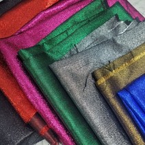 무대복으로 이거면 충분 고급 반짝이 사틴원단 7종, 블루, 1개