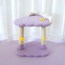 보라색 캣타워 고양이놀이터 단단한 소형 고급 점프대