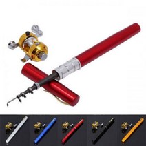 홀라[마이도매]펜낚시대세트/릴낚시대/릴/미니낚시대/낚시, 펜낚시대세트-골드