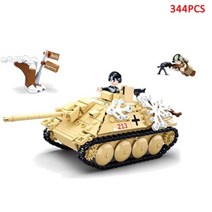 SLUBAN WW2 군사 험비 지프 H1 육군 친구 자동차 금형 킹 빌딩 벽돌 클래식 Moc 블록 액션 피규어 장난감 소년 선물, H.상자 없이