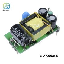 DC파워서플라이 dc 파워서플라이 전원공급기 ac- 5v 700ma 12v 450ma 9v 500ma 정밀 벅 컨버터 ac 220v 5v 스텝 다운 변압기 스위칭 전원 공급, 5v 500ma