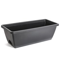 생활공식 직사각 텃밭 화분+받침세트, 1p
