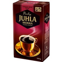 미국직구 Paulig Juhla Mokka - 다크 로스트 - 파인 그라인더 - 필터 블렌드 분쇄 커피 - 백 500g (핀란드) (12봉지(50% 세이빙), 수량, 상세참조