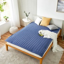 모던하우스 4면 고정밴드가 있는 소프트워싱 패드 S 네이비 110x200