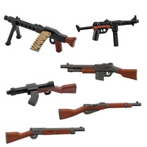 밀리터리 수치 여러 가지 빛깔의 군사 무기 액세서리 빌딩 블록 소련 mosin nagant 총 미니 벽돌 장난감, GUN-10