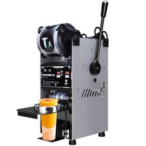 업소용 실링기 카페 주스 실링 머신 음료 포장 기계, 95구경 실버 (반자동)