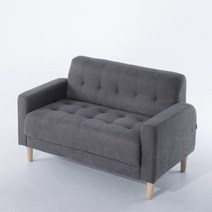 [에보니아] 착불_ 루비 2인용쇼파 (2인소파/착불상품), 색상:-PU인조가죽_카푸치노