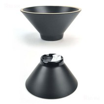 블랙 멜라민 일식 우동 라면 덮밥 그릇 20cm 15호_232131EA, 본상품선택, 본상품선택