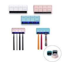 [휴대용칫솔살균기증정] 울트라웨이브 UVC LED 4인용 칫솔살균기 TS-04 민트 무선 벽걸이칫솔소독기 면도기살균, TS04_민트+TS02_민트