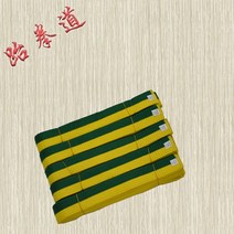 태권도 품띠 주짓수 벨트 띠 2.5 미터 전문 가라테 유도 더블 랩 무술 스트라이프 스포츠