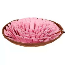 강아지 장난감 인형 애완견 스너플 매트 코 냄새 훈련 스니핑 패드 강아지 퍼즐 장난감 느린 먹이 그릇 음식 디스펜서 카펫 세탁 가능 576dEA8b2, 02 pink