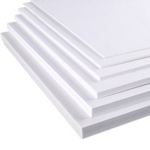 콩콩잡화점 백색폼보드 우드락 1T/3T/5T - 5장, 백색원단 우드보드 1T