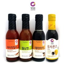 청정원 핫칠리소스 월남쌈소스 데리야끼소스 유자폰즈소스, 청정원 데리야끼소스250g