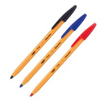 빅 오렌지볼펜 0.7mm 1개 EA 이지글라이드 오피스용품 부드러운볼펜 빅볼펜 BIG볼펜, 청, 본상품선택
