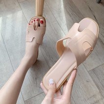 여성 여름 원피스 신발 편한 슬리퍼 모임 슈즈 코디